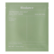 Biodace Refreshing Sea Kelp Real Deep Mask 34g Гідрогелева маска з морською ламінарією