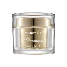 MEDIPEEL Peptide 9 Golden Camellia Wrinkle Cream 50 мл Антивозрастной крем для лица от морщин с камелией и золотом