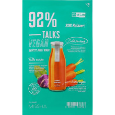 Тканевая маска MISSHA TALKS VEGAN SQUEEZE SHEET MASK SOS RELAXER 27g