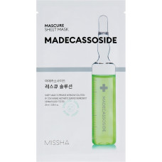 Защитная маска для лица с мадекасосидом Missha Mascure Rescue Solution Sheet Mask Madecassoside 28 мл