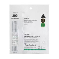 VT Cosmetics Mild Reedle Shot 300 2Step Mask Маска зміцнювальна тканинна двоетапна для обличчя