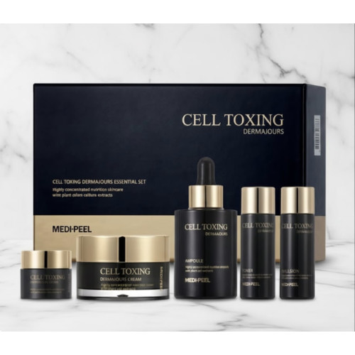 Набір для омолодження зі стовбуровими клітинами MEDIPEEL Cell Toxing Dermajours Essenсial Set 1 ea