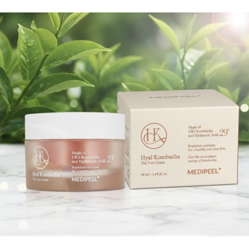 MEDIPEEL Hyal Kombucha Tea-Tox Cream 50 ml Зволожувальний крем для обличчя з комбучем