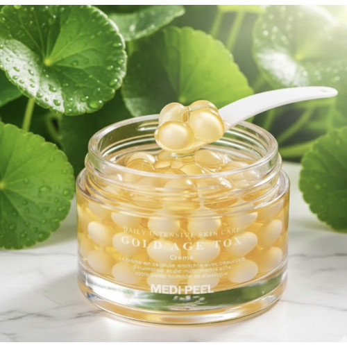 MEDIPEEL Gold Age Tox H8 Cream 50 ml Крем антивіковий капсульний з екстрактом золотого шовкопряда