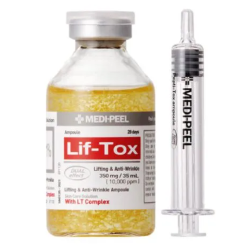Ліфтинг-сироватка для обличчя із золотом та прополісом MEDIPEEL Lif-Tox Ampoule 30 мл (8809409347646)