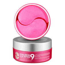 Гідрогелеві патчі з екстрактом троянди і пептидами MEDIPEEL Hyaluron Rose Peptide 9 Ampoule Eye Patch 60 шт (8809409343631)