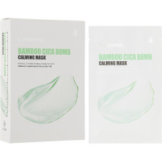 MEDIPEEL Bamboo Cica Bomb Calming Mask: Заспокійлива тканинна маска з Центелою