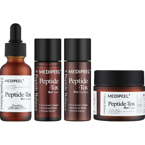 Набір MEDIPEEL Bor-Tox Multi Care Kit  комплексний антивіковий пептидний догляд.