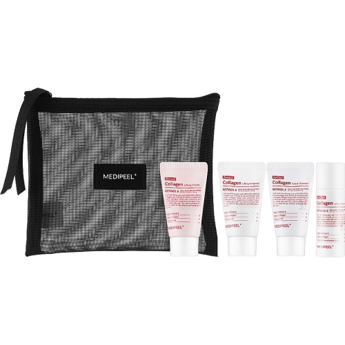 Набір мініатюр засобів з ретинолом та колагеном MEDIPEEL Retinol Collagen Lifting Trial Kit 1 ea