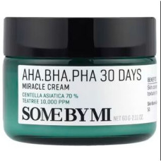Кислотний крем для проблемної шкіри SOME BY MI AHA. BHA. PHA 30 Days Miracle Cream 60ml