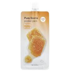 Нічна маска з медом для живлення MISSHA Pure Source Pocket Pack Honey 10 мл (8806185781817)