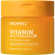 Вітамінні тонізуючі педи для сяйва та рівного тону MEDIPEEL Vitamin Mela Toning Pad 2X 50 шт 140 мл (8809941823707)