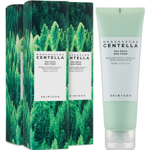 SKIN1004 Madagascar Centella Tea-Trica BHA Foam 125ml Пінка для вмивання із саліциловою кислотою