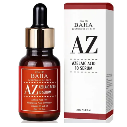 Сироватка для обличчя з азелаїновою кислотою 10% Cos De BAHA Azelaic Acid Serum (AZ) 30 мл (8809240318126)