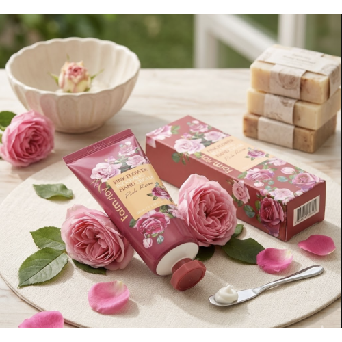 Крем для рук FarmStay Pink Flower Blooming Hand Cream Pink Rose 100 мл (8809338560154)