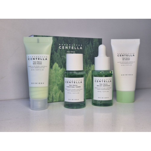Набір мініатюр з центелою та чайним деревом SKIN1004 Madagascar Centella Tea-Trica Travel kit 1 ea