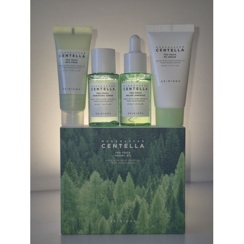 Набір мініатюр з центелою та чайним деревом SKIN1004 Madagascar Centella Tea-Trica Travel kit 1 ea