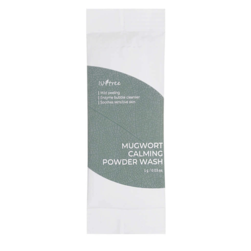 ISNTREE MUGWORT CALMING POWDER WASH 1g (25шт)