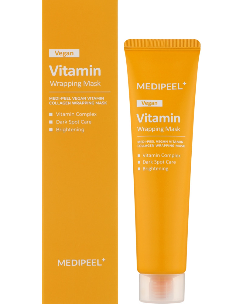 Маска-плівка освітлювальна вітамінно-колагенова Medi-Peel Vegan Vitamin Collagen Wrapping Mask 70 ml