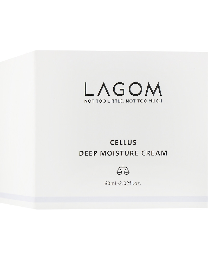 Крем для глибокого зволоження шкіри обличчя LAGOM CELLUS DEEP MOISTURE CREAM 60ml