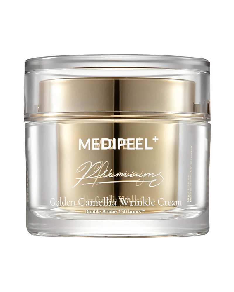Крем антивіковий для обличчя від зморшок з камелією MEDIPEEL Peptide 9 Golden Camellia Cream 50 ml