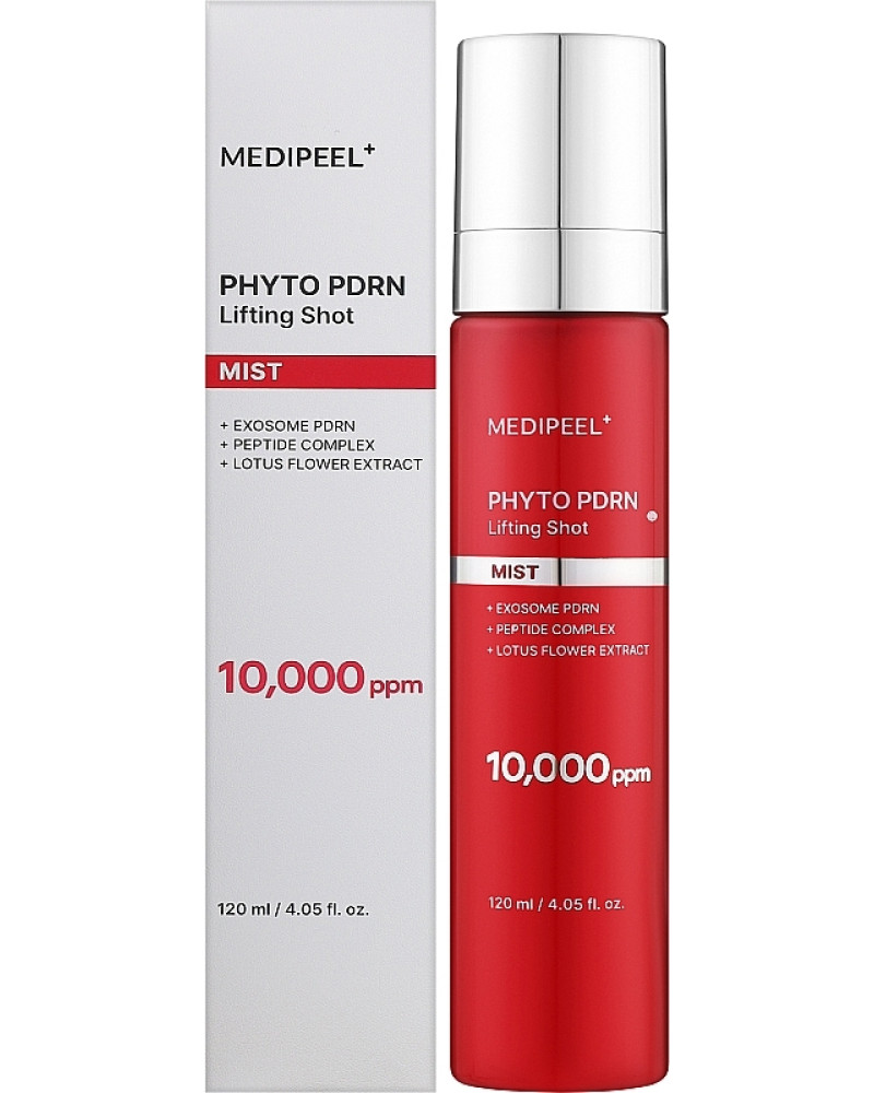 Міст-ліфтінг антівіковий для обличчя MEDIPEEL Phyto Exosome PDRN Lifting Shot Mist 120 ml