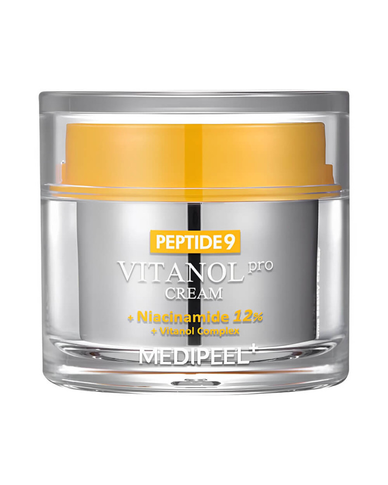 Крем для обличчя з пептидами та комплексом вітанолу MEDIPEEL Peptide 9 Vitanol Cream Pro 50 g